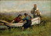 Personen in der Nähe eines Bootes - Edward Mitchell Bannister — Ansicht des Kunstwerks