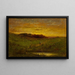 Sonnenuntergang - Edward Mitchell Bannister — gerahmtes Bild an der Wand