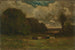 Landschaft ohne Titel mit Kühen und Bäumen - Edward Mitchell Bannister — Ansicht des Kunstwerks