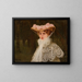 Portrait de Zofia Okuń née Tolkemit, la femme de l'artiste - Edward Okuń — gerahmtes Bild an der Wand