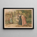 Stadt und Land - Edward Percy Moran — gerahmtes Bild an der Wand