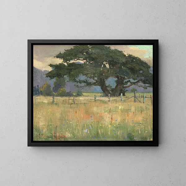 Landschaft - Edward Reginald Frampton — gerahmtes Bild an der Wand