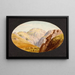 Berglandschaft - Edward S. Siebert — gerahmtes Bild an der Wand