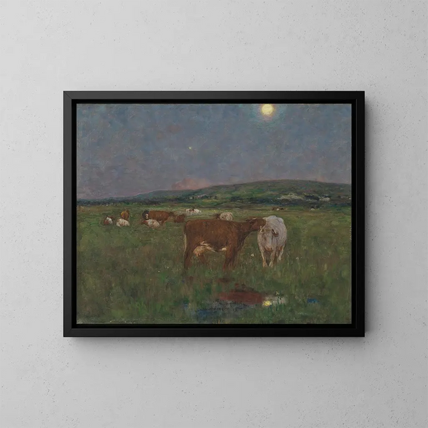 Abend in Frieden - Edward Stott — gerahmtes Bild an der Wand