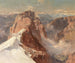 Ansicht des Crozzon di Brenta von der Cima Tosa mit dem Pilastro dei Francesi - Edward Theodore Compton — Ansicht des Kunstwerks