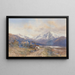 Blick auf den Ortler von Saint-Valentin - Edward Theodore Compton — gerahmtes Bild an der Wand
