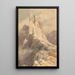 Reproduktion des Gemäldes Blick auf die Vajolet-Türme in den Dolomiten - Edward Theodore Compton