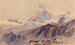 Der Matterhorn vom Triftkumm - Edward Theodore Compton — Ansicht des Kunstwerks