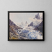 Gletscher der Wälder, Chamonix - Edward Theodore Compton — gerahmtes Bild an der Wand