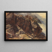 Studie der Hochgebirgslandschaft - Edward Theodore Compton — gerahmtes Bild an der Wand