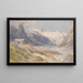 Pasterze - Edward Theodore Compton — gerahmtes Bild an der Wand