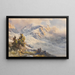 Piz Roseg Tschiervagletscher - Edward Theodore Compton — gerahmtes Bild an der Wand