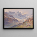 Denwinklkees mit dem Johannisberg - Edward Theodore Compton — gerahmtes Bild an der Wand