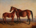 Roxanna und ihr Fohlen Blarney Stone - Edward Troye — Ansicht des Kunstwerks