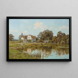 Edward Wilkins Waite - The Old Watermill.webp