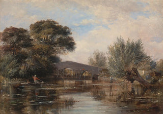 Edward William Cooke - Godstow Bridge near Oxford.webp