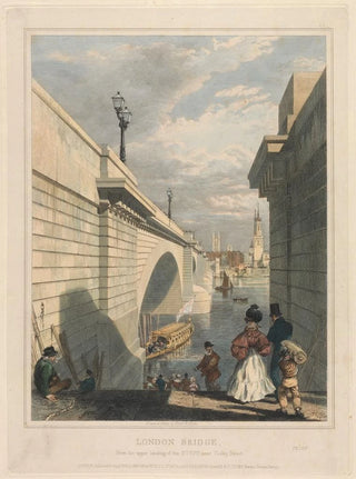 Edward William Cooke - London Bridge from the Upper Landing of the Steps near Tooley Street.webp
