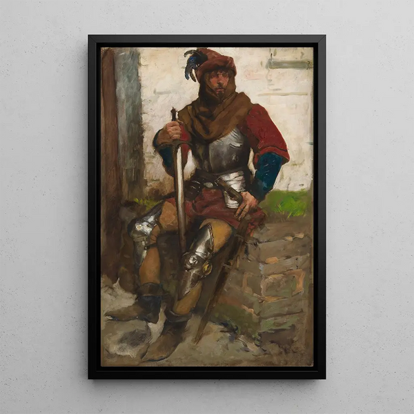 Reproduktion des Gemäldes Studie der Figur - Edwin Austin Abbey