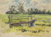 Landschaft Sumpf und Brücke - Edwin Austin Abbey — Ansicht des Kunstwerks