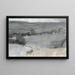 Landschaft mit Kuh im Vordergrund - Edwin Austin Abbey — gerahmtes Bild an der Wand