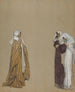 Studie Drei Figuren - Edwin Austin Abbey — Ansicht des Kunstwerks