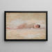 Nackt schlafend - Edwin Bale — gerahmtes Bild an der Wand