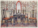 Stühle und Tisch in schwarzer Lackierung mit rotem Lackspiegel - Edwin Foley — Ansicht des Kunstwerks