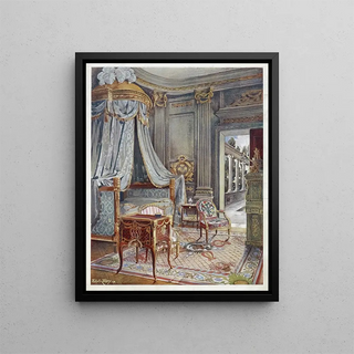 Edwin Foley - Carved and gilt draped domed bed lit a couronne style Louis XVI.webp