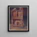 geschnitzte bourgouignon credenze - Edwin Foley — gerahmtes Bild an der Wand