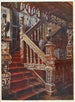 Holzschnitzerei Treppenbild Godinton - Edwin Foley — Ansicht des Kunstwerks