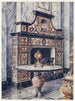 Florentinisches Wandbild mit buntem Mosaik-Kamin Victoria and Albert Museum South Kensington Wandbild mit buntem Mosaik - Edwin Foley — Ansicht des Kunstwerks