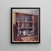 Buffet des Schrankschranks - Edwin Foley — gerahmtes Bild an der Wand