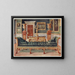 Georgisches Suite-Gemälde aus Mahagoni und Goldverzierung in der Galerie und im grünen Salon von Longford Castle - Edwin Foley — gerahmtes Bild an der Wand