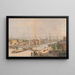 Vue du pont de Rush St depuis Nortons Block River St E Whitefields vues de Chicago - Edwin Forbes — gerahmtes Bild an der Wand