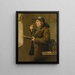 Der alte Pilot - Edwin Harris — gerahmtes Bild an der Wand