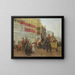Eine Festtagsfeier in Bekanir, Belutschistan - Edwin Lord Weeks — gerahmtes Bild an der Wand
