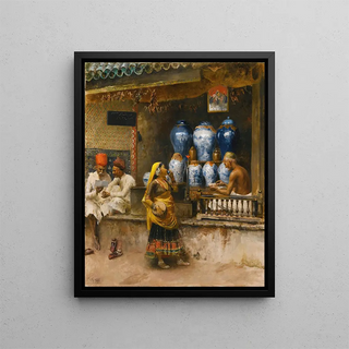 Edwin Lord Weeks - A Perfumers Shop Bombay.webp