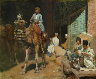 Edwin Lord Weeks - A market in Ispahan.webp