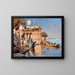 Le long des ghâts de Mathura - Edwin Lord Weeks — gerahmtes Bild an der Wand