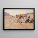 in der Nähe von Ispahan - Edwin Lord Weeks — gerahmtes Bild an der Wand