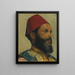 Portrait eines türkischen Mannes - Edwin Lord Weeks — gerahmtes Bild an der Wand