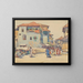 Markt von Malindi, Sansibar - Edwin Murray Fuller — gerahmtes Bild an der Wand