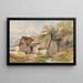 Alte Farm - Edwin Toovey — gerahmtes Bild an der Wand