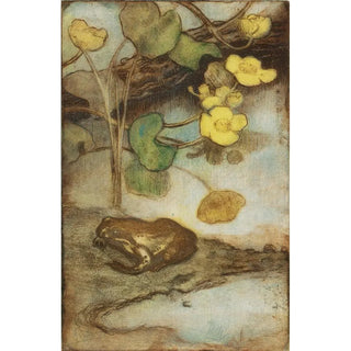 Eero Jrnefelt - Frog With Marsh Marigold.webp