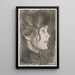 Portrait einer jungen Frau - Eero Järnefelt — gerahmtes Bild an der Wand