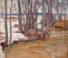 Frühlingsflutdruck an Tuusulanjärvi - Eero Järnefelt — Ansicht des Kunstwerks