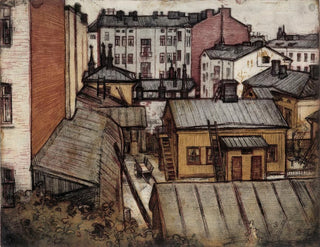 Ansicht vom Künstlerhaus Bernhardinkatu - Eero Järnefelt — Ansicht des Kunstwerks