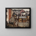 Ansicht vom Künstlerhaus Bernhardinkatu - Eero Järnefelt — gerahmtes Bild an der Wand