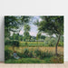 Reproduktion des Gemäldes Effet de lumière du matin, Eragny - Camille Pissarro