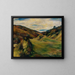 Prairie am Dreimarkstein in Sievering - Egge Sturm-Skrla — gerahmtes Bild an der Wand